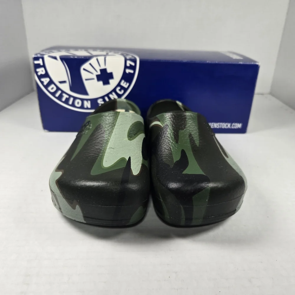 *NEW* Kids Unisex Birkenstock Super Birki Camo Slip On Clogs Mules EU30 US12